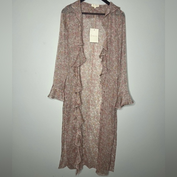 Fanco Floral Sheer Duster Cardigan - Picture 7 of 7